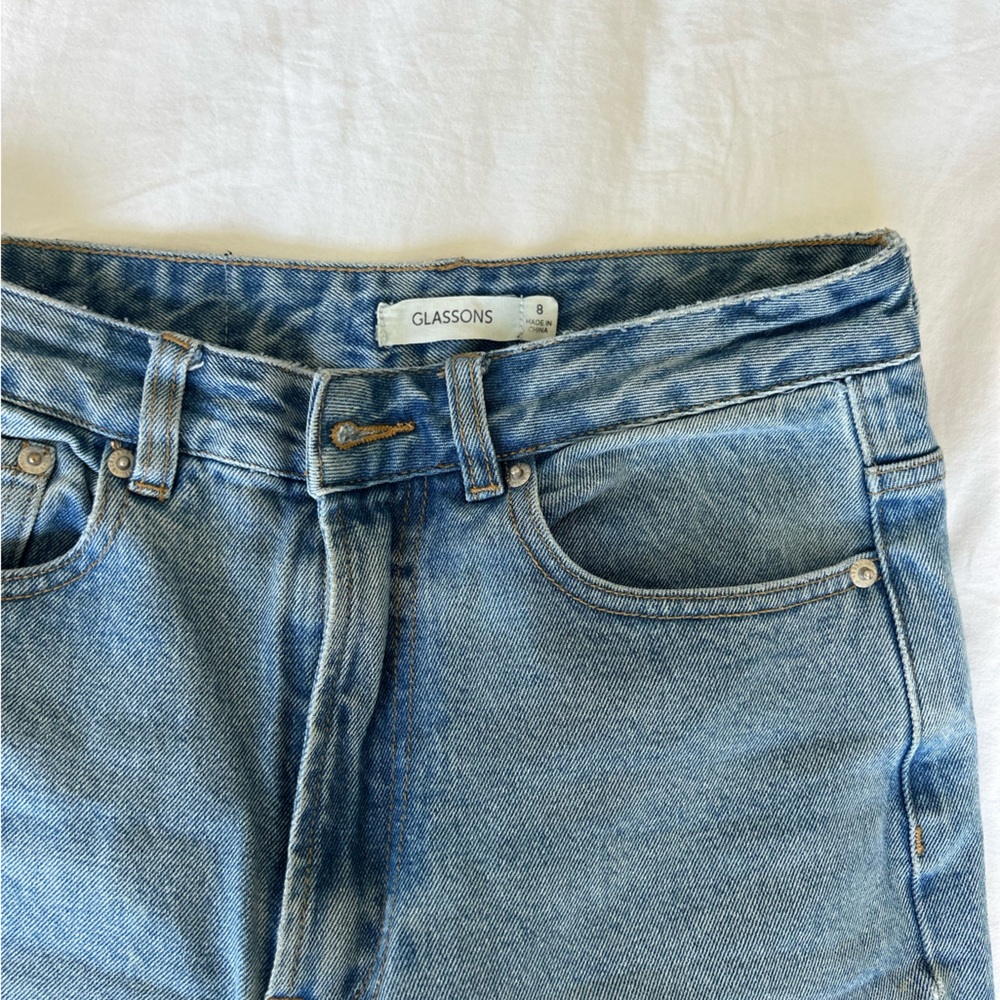 Glassons light blue high rise jeans